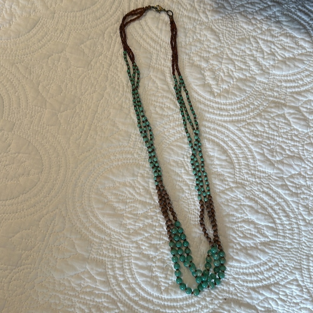 VTG: FUN Wooden and glass beads for a fun BOHO Bohemian necklace! 30”🔥 - Picture 5 of 6